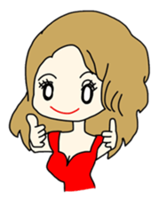 Daily conversation of cute girl Coco sticker #6550661