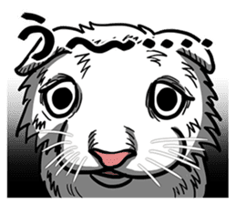 Ugly Cute Cats sticker #6551240