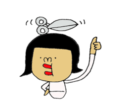 hairdresser Sticker. sticker #6551356