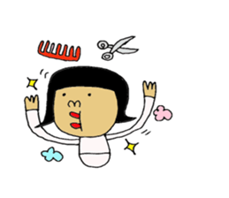 hairdresser Sticker. sticker #6551358