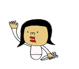 hairdresser Sticker. sticker #6551363