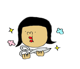 hairdresser Sticker. sticker #6551372