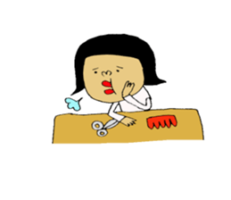 hairdresser Sticker. sticker #6551377