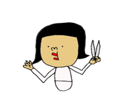 hairdresser Sticker. sticker #6551379