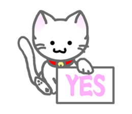 White Cat's Nyan sticker #6551670