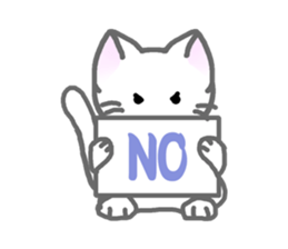 White Cat's Nyan sticker #6551671
