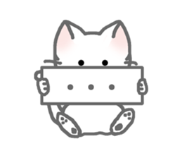White Cat's Nyan sticker #6551672