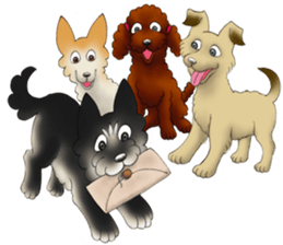 Blacky's daily life. sticker #6551747