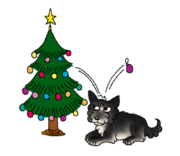 Blacky's daily life. sticker #6551753