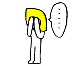 Lemonman(Second cousin of the "Dog man") sticker #6552028