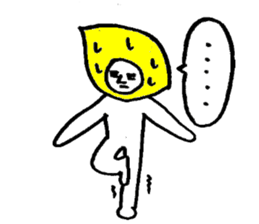 Lemonman(Second cousin of the "Dog man") sticker #6552029