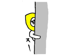 Lemonman(Second cousin of the "Dog man") sticker #6552045