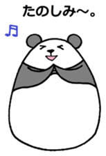 Self-styled panda sticker #6553672