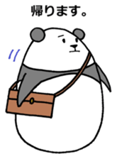 Self-styled panda sticker #6553689