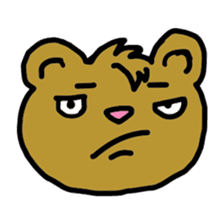 Moody Bear sticker #6555717