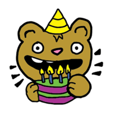 Moody Bear sticker #6555718