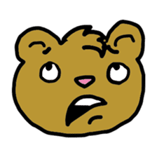 Moody Bear sticker #6555720