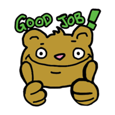 Moody Bear sticker #6555730