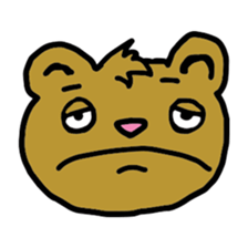 Moody Bear sticker #6555740