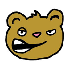 Moody Bear sticker #6555741
