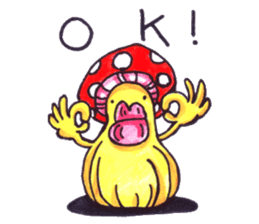 Whim mushroom sticker #6556008