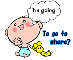 Everyone baby. English edition. sticker #6556544