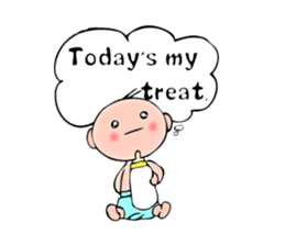 Everyone baby. English edition. sticker #6556561