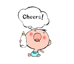 Everyone baby. English edition. sticker #6556562