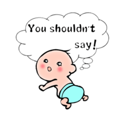 Everyone baby. English edition. sticker #6556580