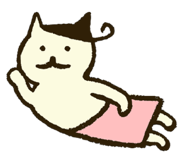 Match's of easygoing cat. sticker #6556627