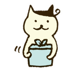 Match's of easygoing cat. sticker #6556628