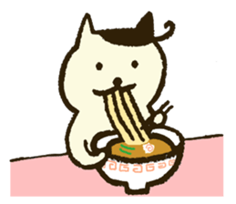 Match's of easygoing cat. sticker #6556631