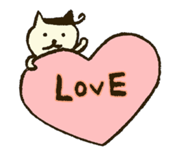 Match's of easygoing cat. sticker #6556632