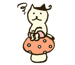 Match's of easygoing cat. sticker #6556638