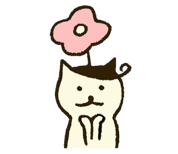 Match's of easygoing cat. sticker #6556643