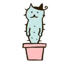 Match's of easygoing cat. sticker #6556647