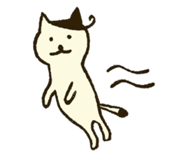 Match's of easygoing cat. sticker #6556652