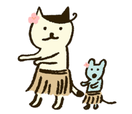 Match's of easygoing cat. sticker #6556653