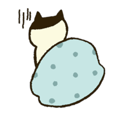 Match's of easygoing cat. sticker #6556655