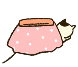 Match's of easygoing cat. sticker #6556657