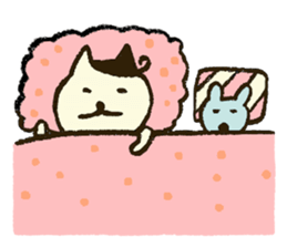 Match's of easygoing cat. sticker #6556660