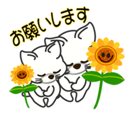 Summer of a cat sticker #6557127