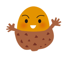 "Koro-chan" of acorns sticker #6557584