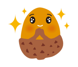 "Koro-chan" of acorns sticker #6557585