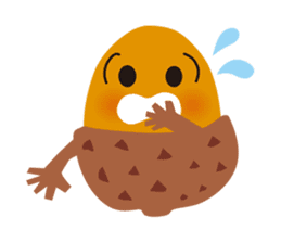 "Koro-chan" of acorns sticker #6557590