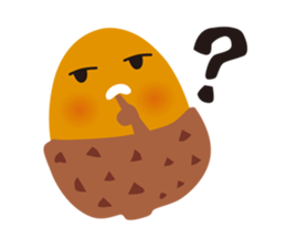 "Koro-chan" of acorns sticker #6557592