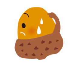 "Koro-chan" of acorns sticker #6557595