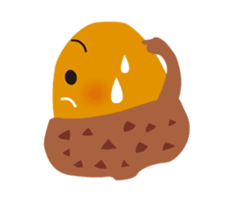 "Koro-chan" of acorns sticker #6557595