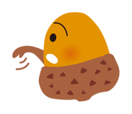 "Koro-chan" of acorns sticker #6557603