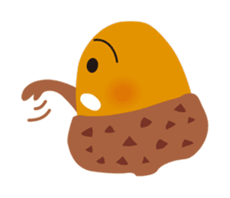 "Koro-chan" of acorns sticker #6557603